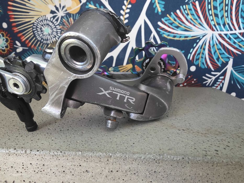 Przerzutka tył Shimano XTR RD-M951 8s biegów/rzędów 3x8 zmodyfikowana