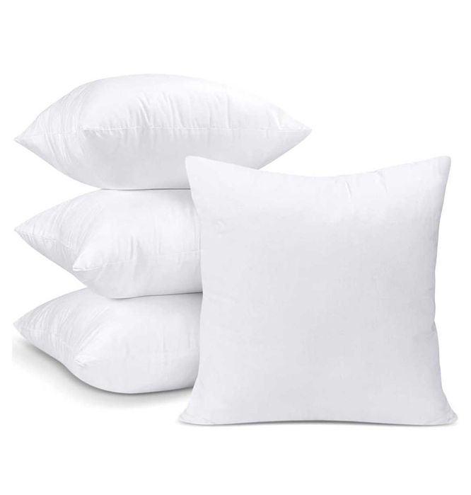 Zestaw 4 nowych poduszek (wkładów) Utopia Bedding – 50x50 cm