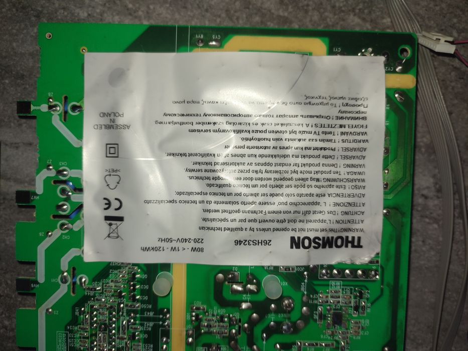 Moduły z tv Thomson 26HS3246
