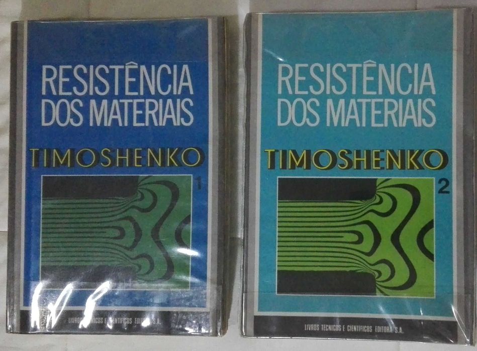 Livros Resistência dos Materiais - Volume 1 e 2