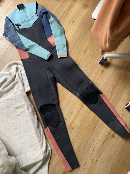 Wetsuit Feminino Billabong 4:3mm Chest Zip - tamanho 10