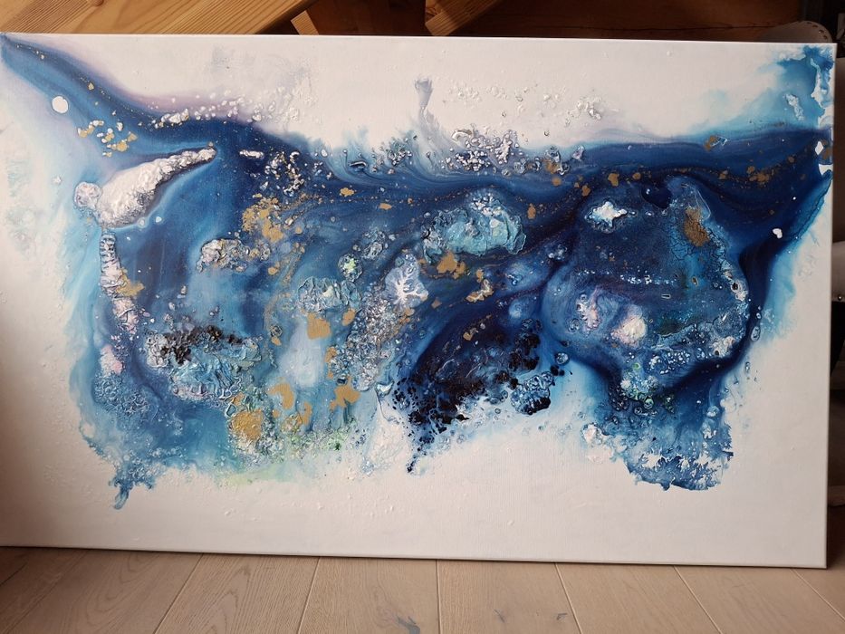 Abstrakcja.  Akryl na płótnie