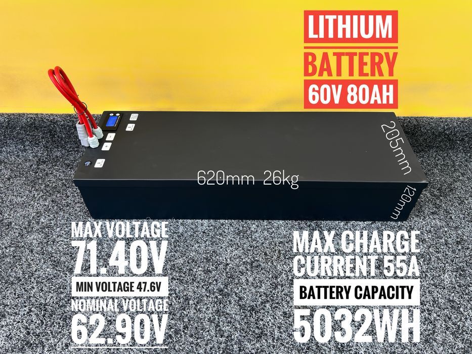 Аккумулятор LG Chem 17S1P 60V 80Ah 5.03kWh Li-ion + BMS (Europe)