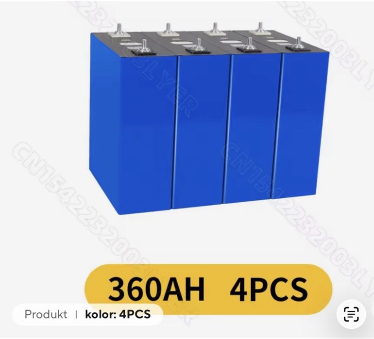 Nowe ogniwa lifepo4 4 szt
