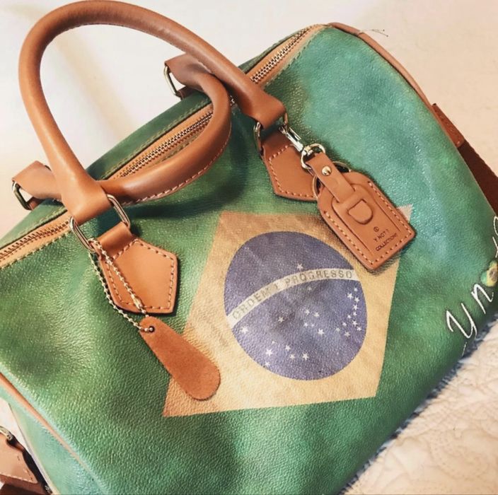 Mala Bolsa Brasil Ynot Couro