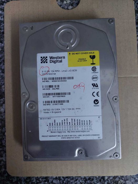 Discos HP/Compaq/IBM/Quantum 4.55GB, 9.1GB, 8GB, 36GB