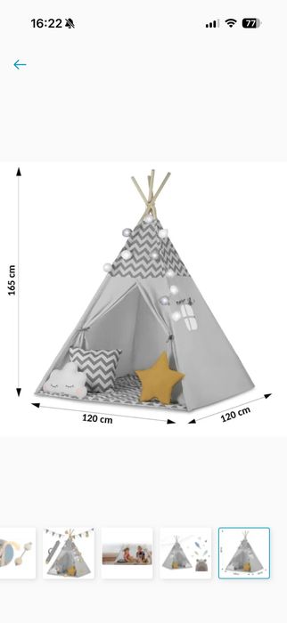 Namiot dziecięcy tipi 165 cm