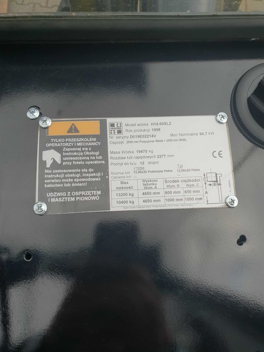 Wózek widłowy HYSTER H14.00 XL