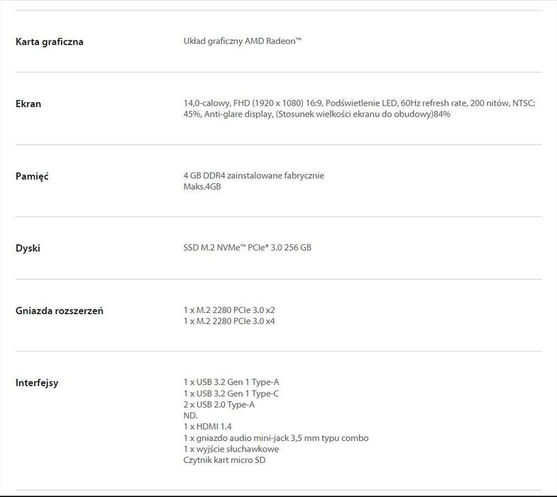 Notebook ASUS VivoBook X421DAP_R438DA (czarny)