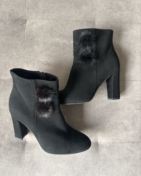 Botki skórzane Badura