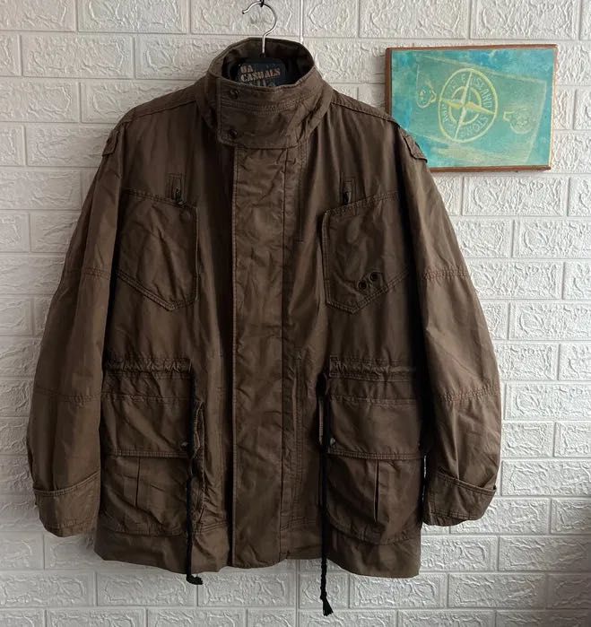 Тепла куртка Hugo Boss 3в1 з підкладкою танкер M-65 мілітарі олива р56