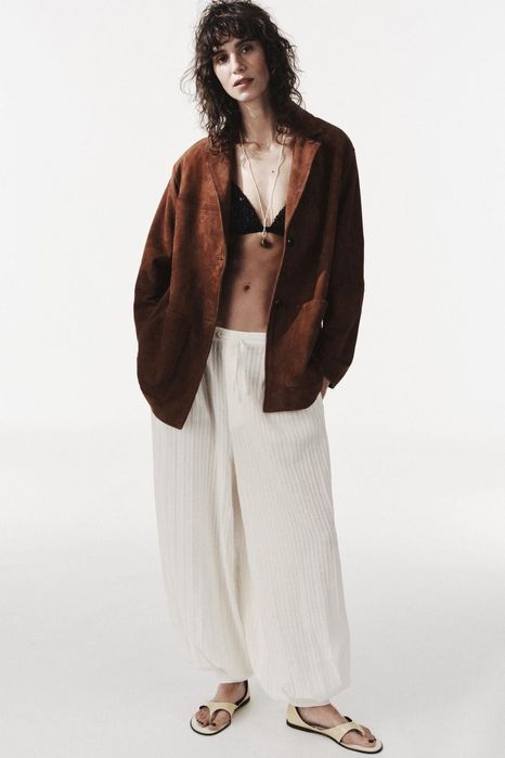 Blazer S Oversize 100%pele (Novo)