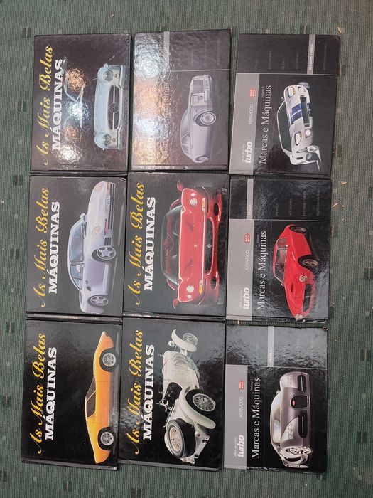 Lote 16 livros sobre Automóveis, sua História e Design