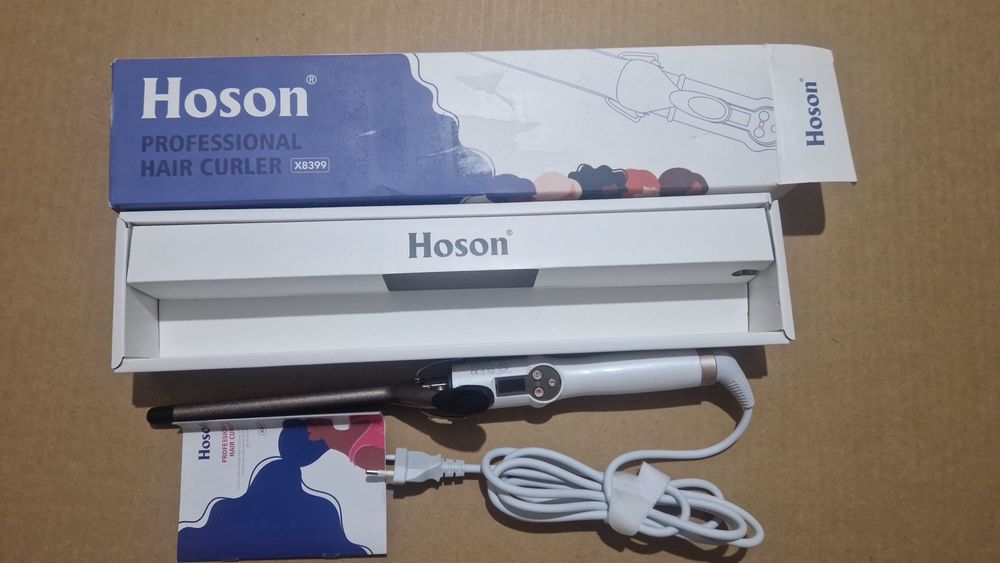 Плойка Hoson X8399 (кераміка, LCD) – швидкі локони як з салону