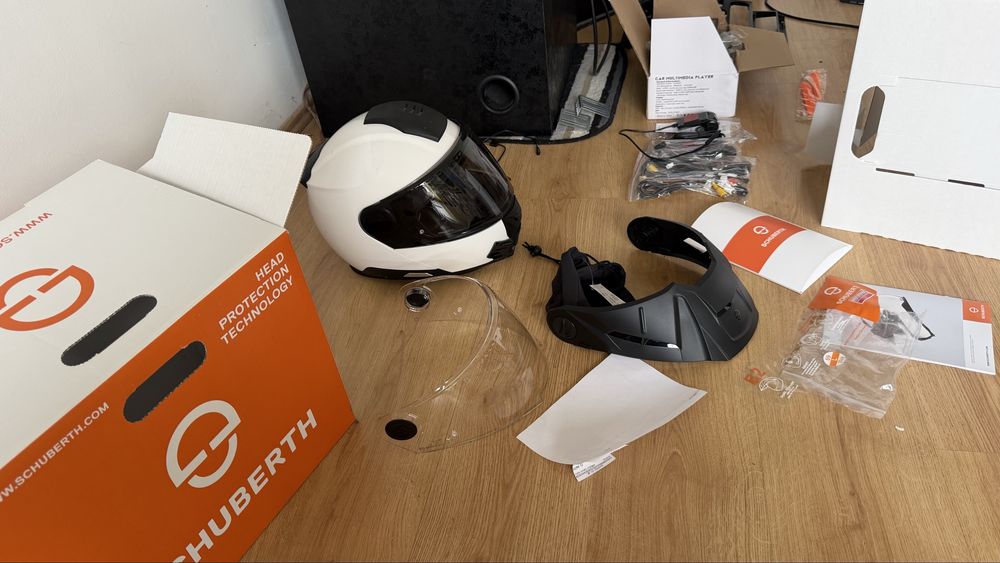 Kask Schubert E2 rozm. L59 plus druga szyba, lepszy C5