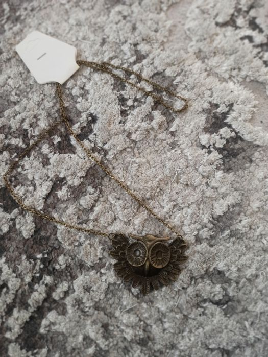 Długi wisiorek sowa