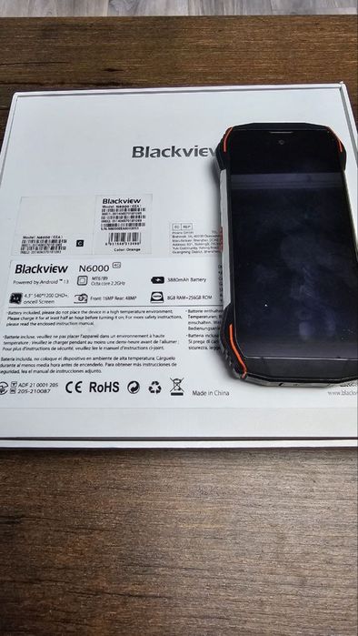 Телефон як новий бронебійний  blackview n600