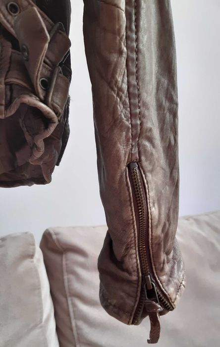 ESPRIT kurtka typu BIKER - skóra