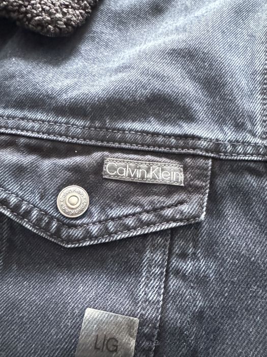 Куртка джинсовая Calvin Klein шерпа