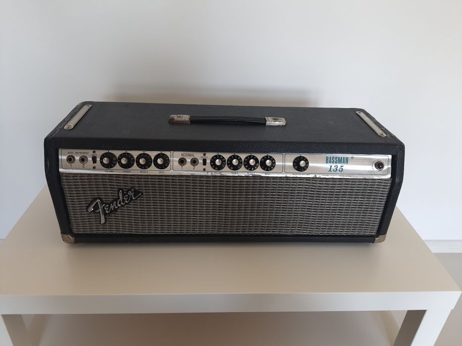 Fender Bassman 135 Silverface 1978r wzmacniacz lampowy klasyk gitara elektryczna