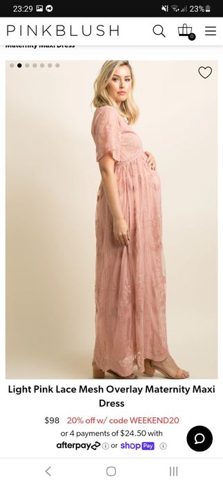 Сукня для вагітних Pink Blush