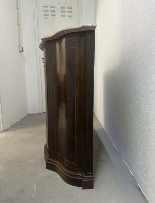 Movel sapateira com tampo de marmore