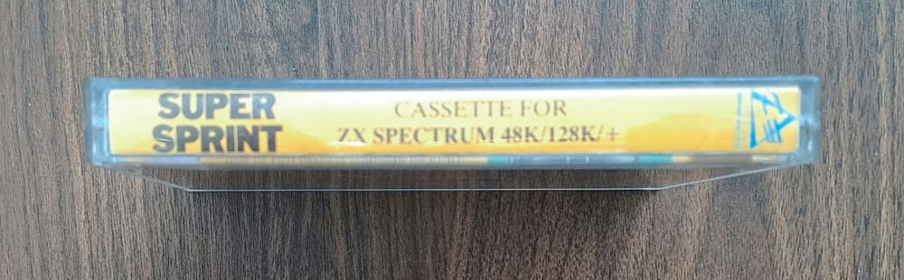 Jogo cassete K7 Super Sprint Sinclair ZX Spectrum (original
