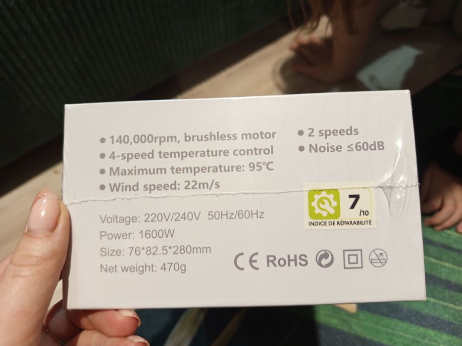 Suszarka do włosów z jonizacja