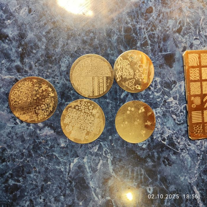 Пластини 17шт. для стемпинга + штамп