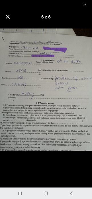 Suknia ślubna Vanessa