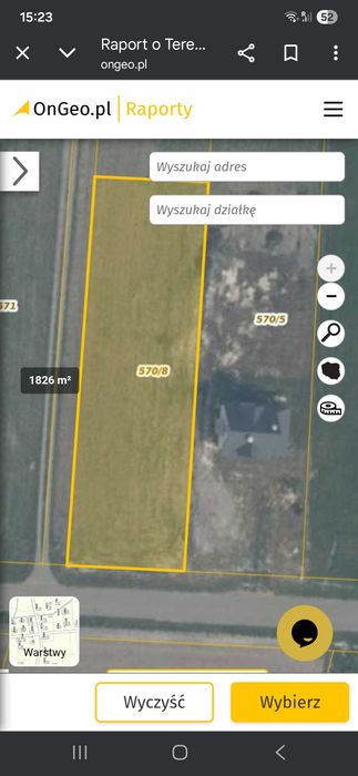 Sprzedam działkę budowlano 18 arów