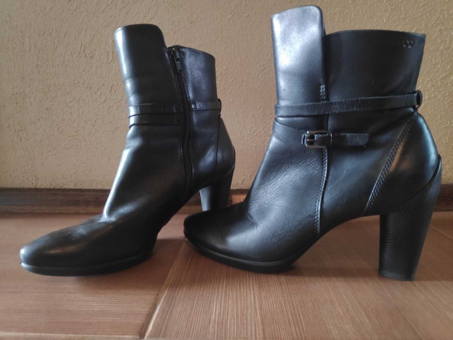 Botki damskie skórzane, Ecco, r. 41