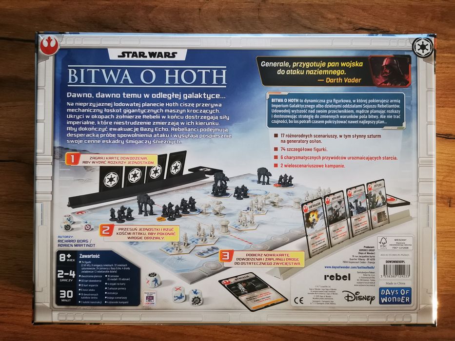 Star Wars bitwa o Hoth gra planszowa