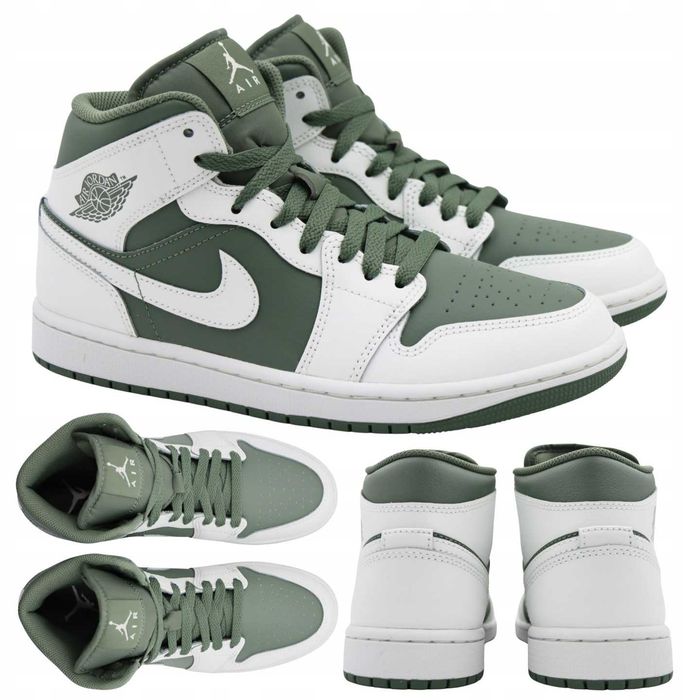buty męskie sportowe  ZIELONE SNEAKERSY NIKE AIR JORDAN DQ8426 107 r. 42,5