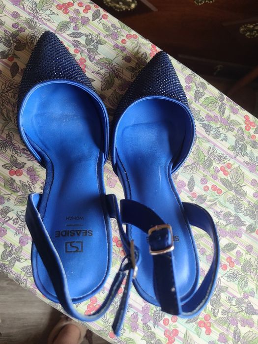 Sandálias azuis 36 Seaside