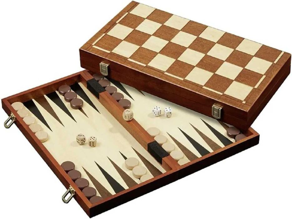 3-in-1 Game Set: Chess, Checkers, and Backgammon (NEW)64740524900737124