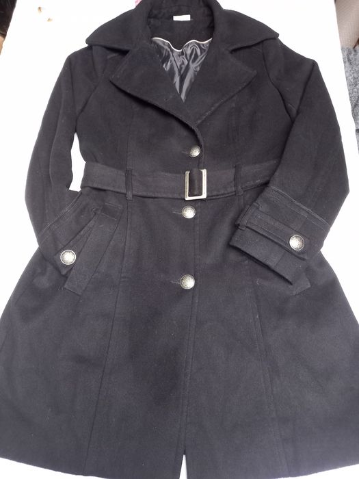 Plaszcz damski czarny 38