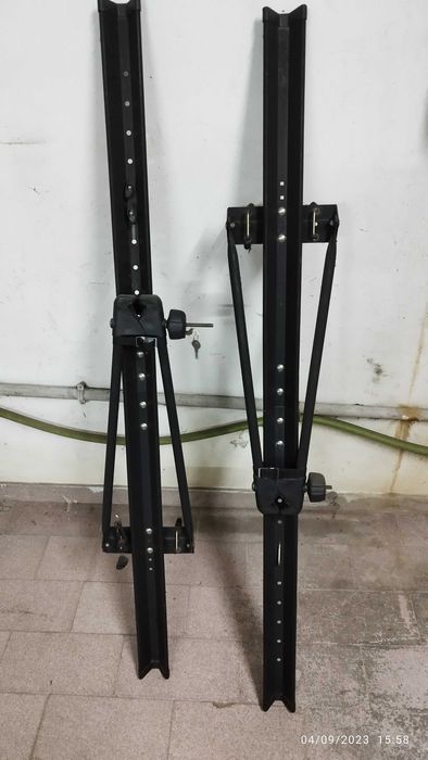 barras para tejadilho de automóvel e suporte de bicicletas