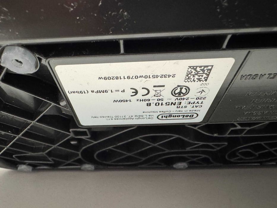 Ekspres kapsułkowy De'Longhi Lattissima One EN510.B 19 bar czarny
