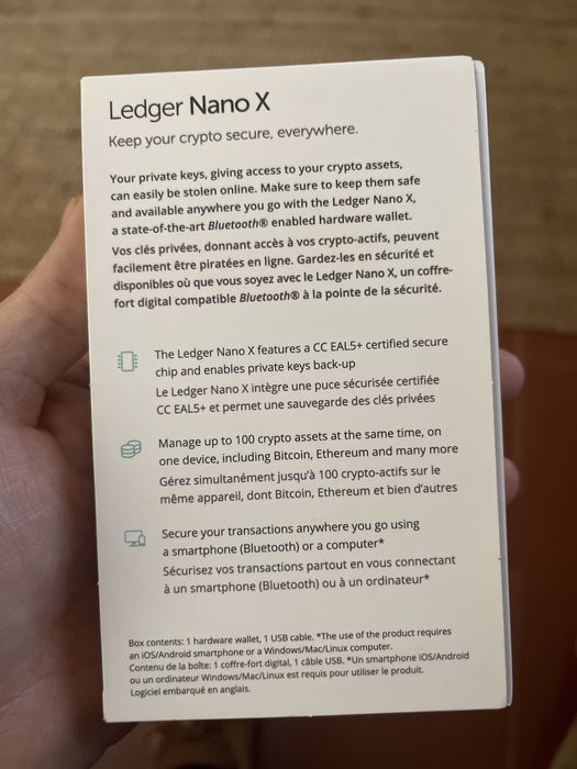 Ledger Nano X como nova