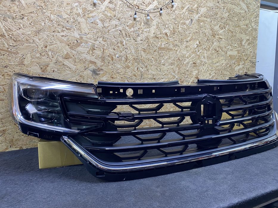 Vw Atlas 2024 usa led iq rline ришотка радиатра фара 3cm