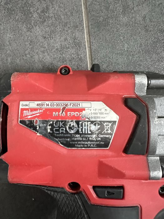Безщіткові Акум.ударні шуруповерти Milwaukee M18 FPD 2