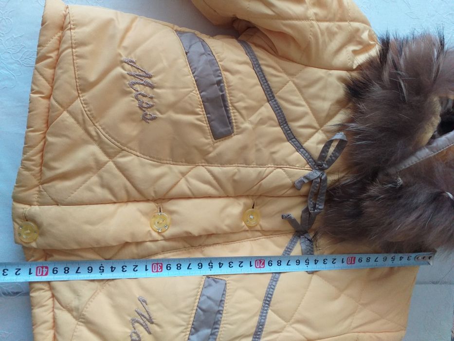 Зимний комплект куртка и комбинезон для девочки