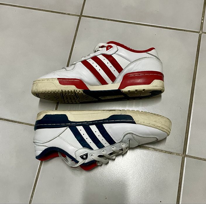 Adidas Rivalry Low Premium White Navy