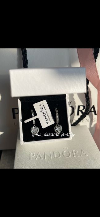 Сережки Pandora по супер ціні