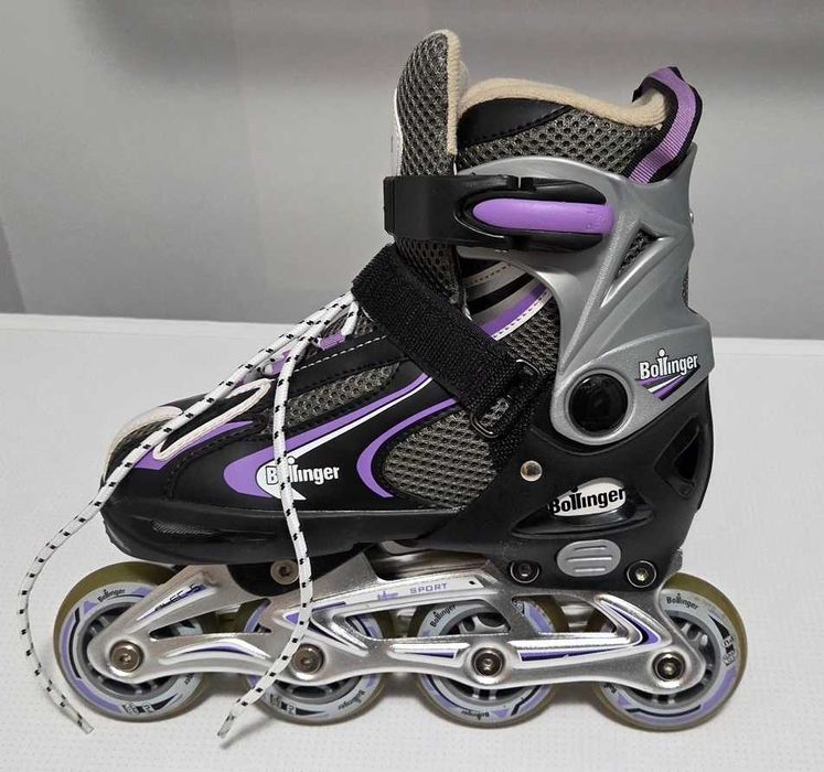 Rolki dziecięce, regulowany rozmiar 33–36 jak nowe