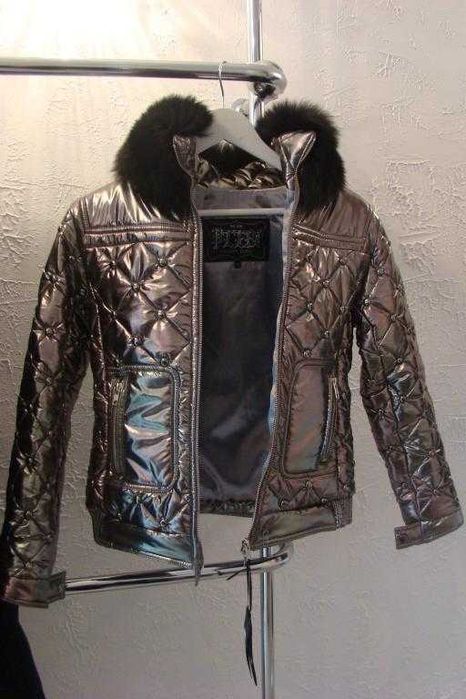 Philipp Plein kurtka zimowa futro