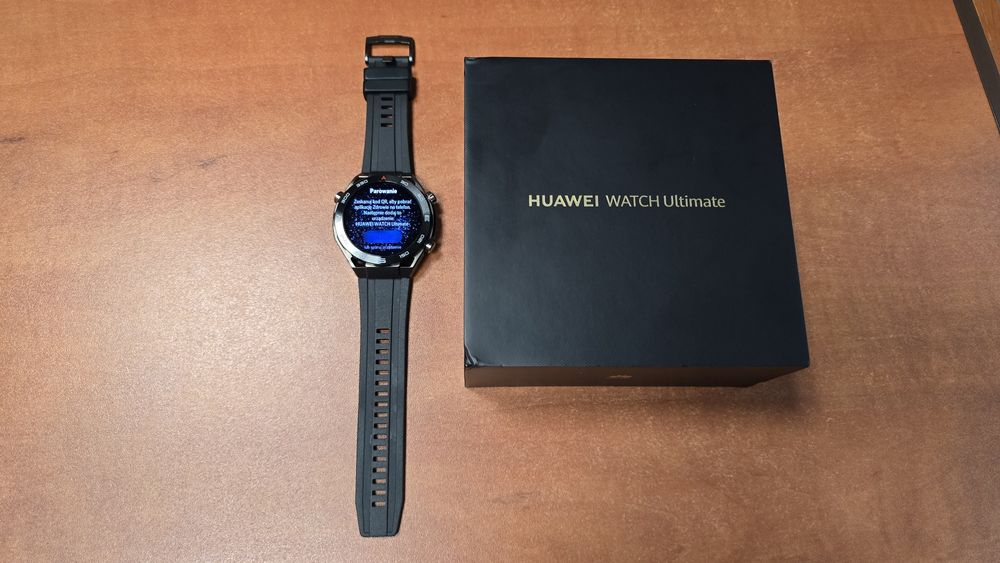 Huawei Watch Ultimate Expedition czarny, stan bdb, gwarancja