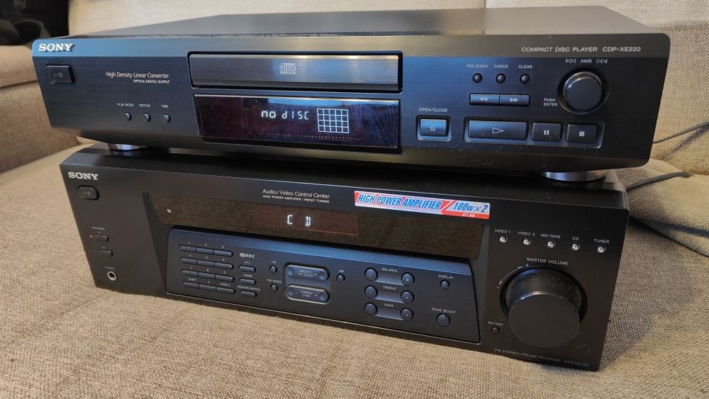 Zestaw Sony Amplituner z CD