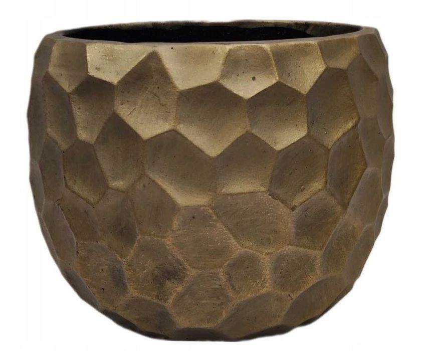 Osłonka ceramiczna Plaster Miodu ZŁOTY MAT 12 cm